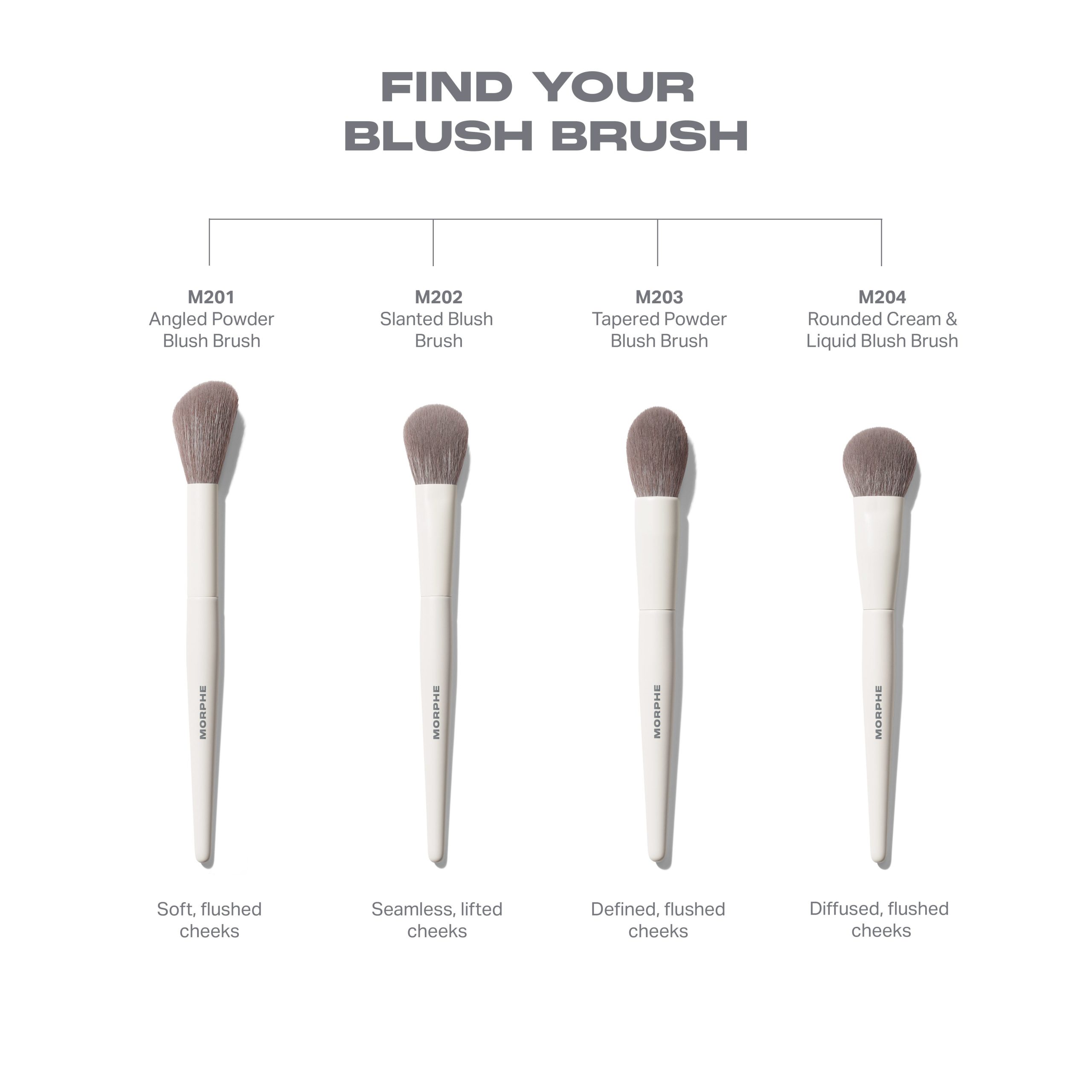 M201 Angled Powder Blush Brush - Image 5
