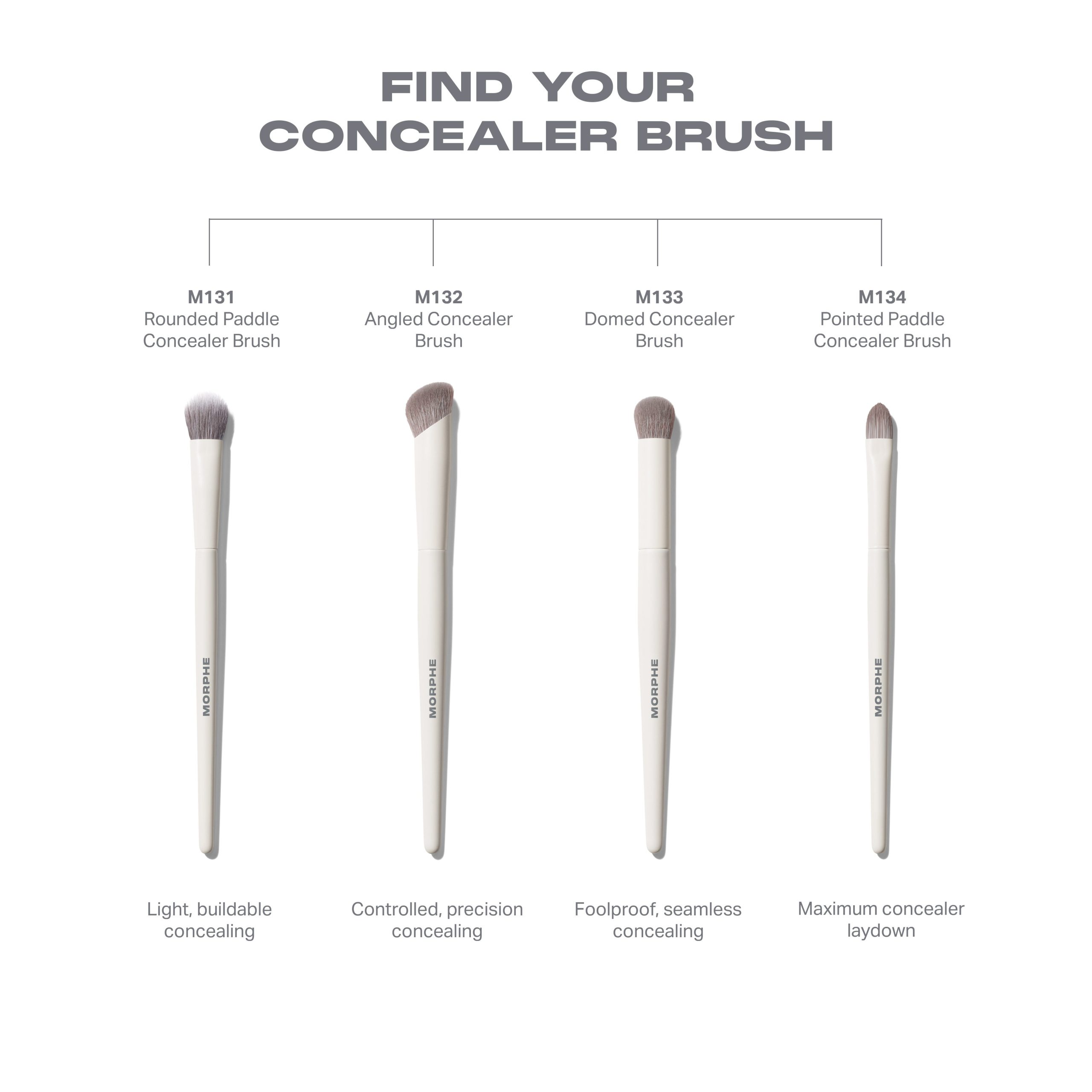 M133 Domed Concealer Brush - Image 5