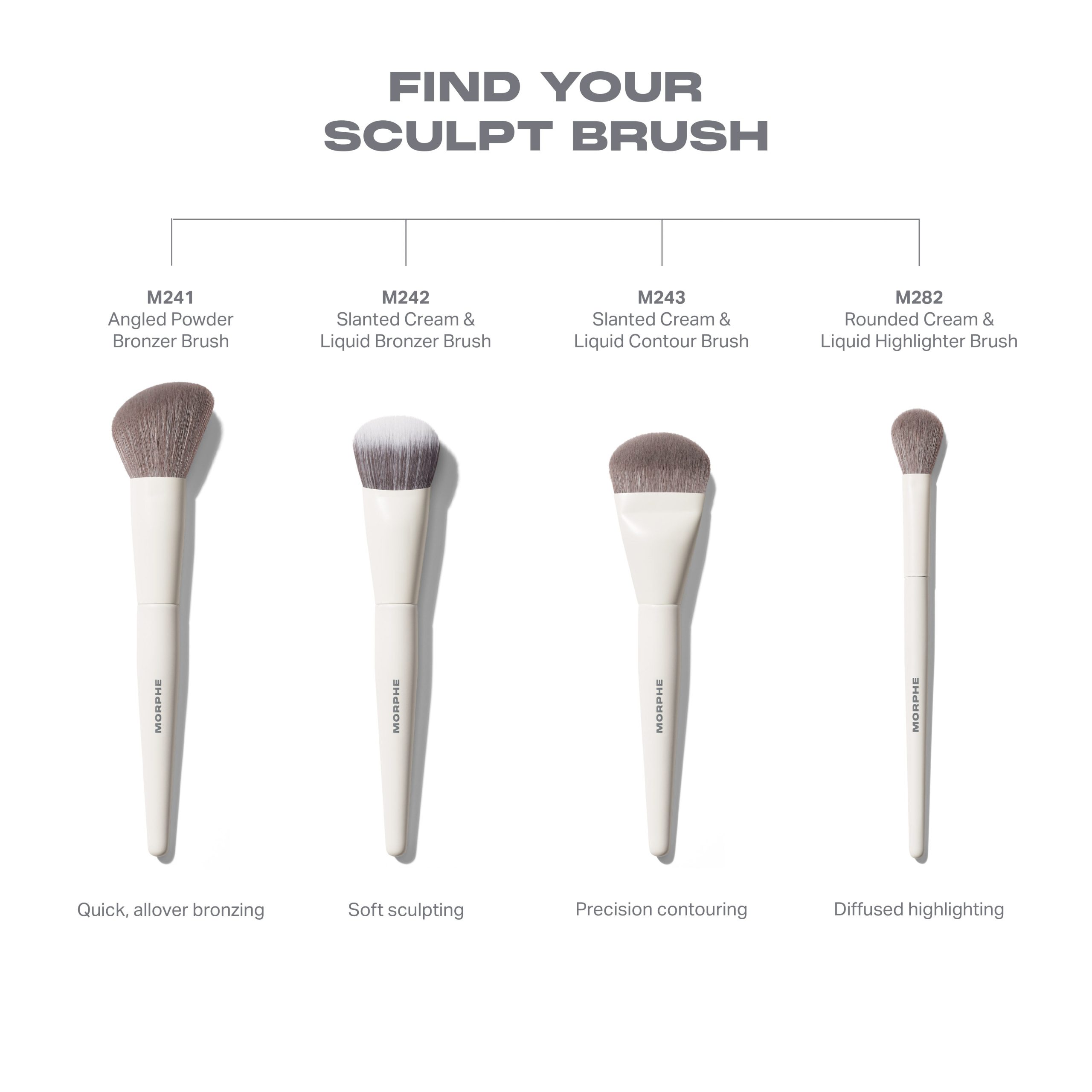 M243 Slanted Cream & Liquid Contour Brush - Image 5