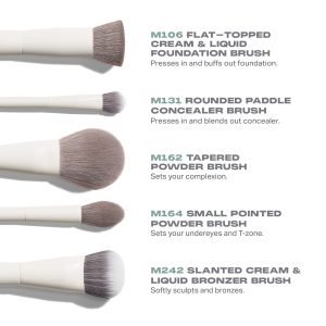 Alternative view of Portrait Mode 5-Piece Face Brush Set
