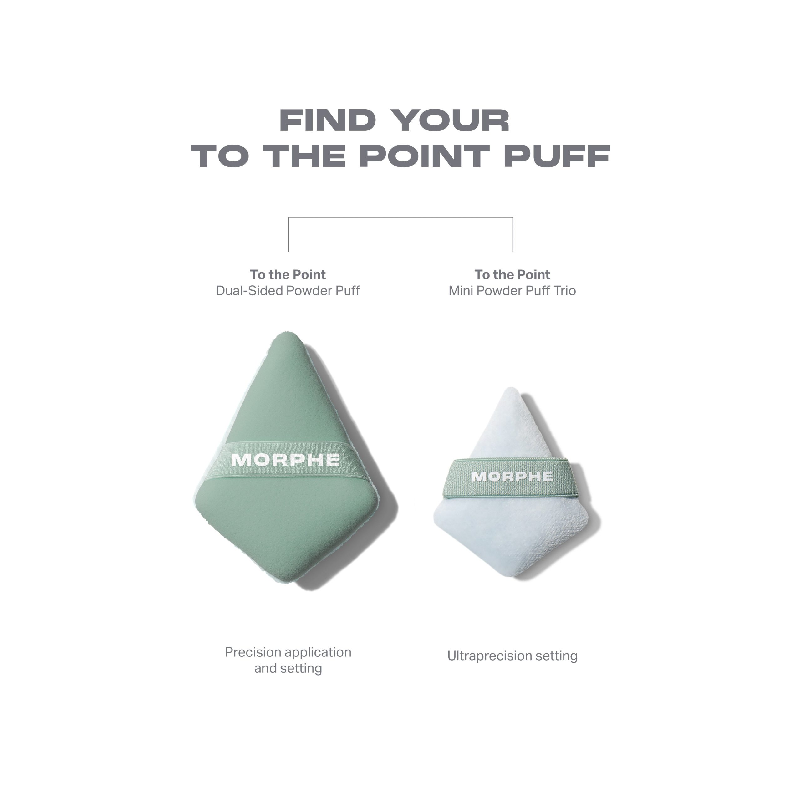 To The Point Mini Powder Puff Trio - Image 4