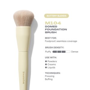 Alternative view of Buttery Blends M104 Domed Foundation Brush