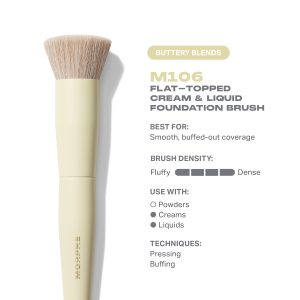 Alternative view of Buttery Blends M106 Flat-Topped Foundation Brush