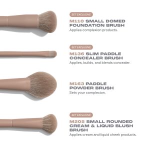 Alternative view of Iced Mocha 4-Piece Face Brush Set